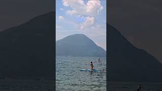 SunKissed Shores at the Lake ☀️🌊🇮🇹 shortvideo travel lake porlezza italy summer [upl. by Wylde]