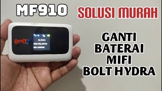 MEMBUAT BATERAI MODIFIKASI MURAH MERIAH UNTUK MODEM MIFI BOLT HYDRA ZTE MF910 [upl. by Yanehs]