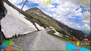 Best Indoor Cycling Workout Kitzsteinhorn Austria Telemetry 4K Video [upl. by Annetta]