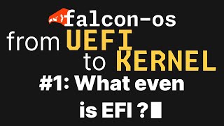 UEFI bootloader WTF is EFI [upl. by Oilalue989]