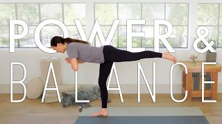 Power And Balance  30Minute Yoga Practice [upl. by Yreffej]