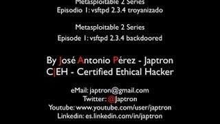 Metasploitable 2 Series  Episode 1  vsftpd 234 backdoored [upl. by Ottavia759]