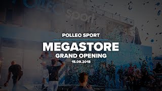 Grand opening  First Polleo Sport Megastore in Europe [upl. by Cloots]