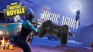 COMO JOGAR FORTNITE COM CONTROLE GENÉRICO CONTROLE DE PLAYSTATION [upl. by Sansbury]