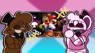 Reacting to SMG4 Remastered Return to Freddy Spaghettria [upl. by Malorie]