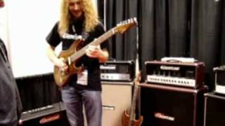 Guthrie Govan at NAMM 2009 [upl. by Aelsel]