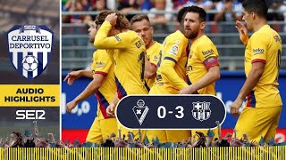 Eibar 0  3 FC Barcelona los goles del partido en Carrusel Deportivo [upl. by Droffats]