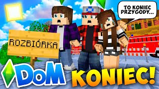 😭💔 MINECRAFT DOM 124  KONIEC DOMU  SIMSCRAFT  Luferek [upl. by Oemac576]