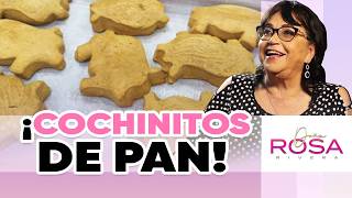 ¡COCHINITOS O MARRANITOS DE PAN LA RECETA  DOÑA ROSA RIVERA [upl. by Yerdna]