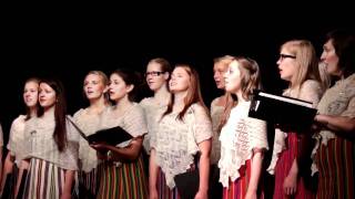 Veljo Tormis Virmalised Nothern Light  Estonian TV Girls Choir Tallinn Estonia [upl. by Palumbo]