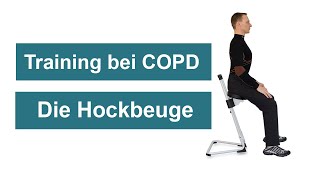 Training bei COPD  Die Hockbeuge [upl. by Ellierim]