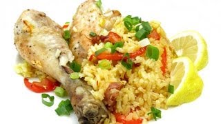 CHICKEN CHORIZO PAELLA RECIPE [upl. by Henn]