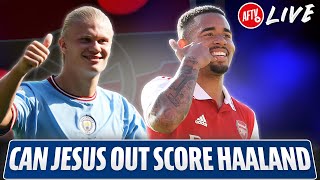 Can Jesus Out Score Haaland  AFTV Live [upl. by Euton]