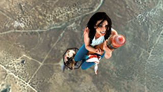 Fall 2022 Movie Explained In Hindi She Climbed The Worlds Dangerous Tallest Tower [upl. by Chasse]