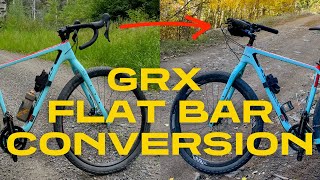 My Favorite Gravel Bike Upgrade  GRX Flat Bars [upl. by Kayne239]