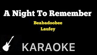 Beabadoobee x Laufey  A Night To Remember  Karaoke Guitar Instrumental [upl. by Alodee]