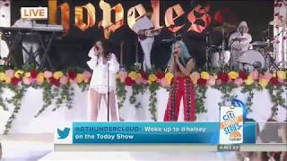 Halsey ft Lauren Jauregui  Strangers Live on Today Show [upl. by Marlie]