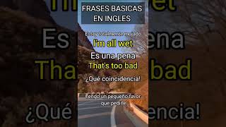 Frases basicas en Inglés [upl. by Wernher]