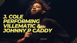 J Cole performing Villematic amp Johnny Ps Caddy over Devil in a New Dress beat [upl. by Niarda]