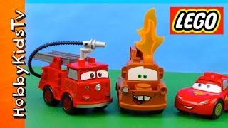 We Review the Lego Cars DUPLO Firetruck Set with HobbyKidsTV [upl. by Maier506]