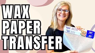 Transfer Words or Photos to Wood with Wax Paper [upl. by Poppo]