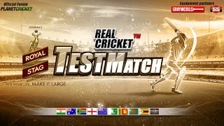 Real Cricket Test Match Android iOS Gameplay HD [upl. by Lunette]