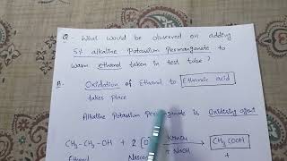 Oxidation of Ethanol [upl. by Cristi909]