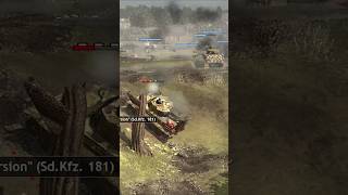 Tank game shorts Sherman VS big tanks in StHilaire part 4  CoH  shorts tankgames tankwar [upl. by Netsruk856]