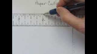 How to Read 16ths of an Inch on Rulers and Paper Cutters [upl. by Zap637]