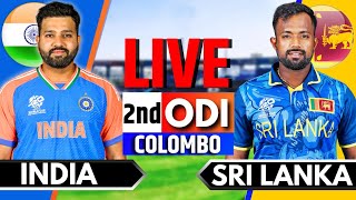 India vs Sri Lanka 2nd ODI  Live Cricket Match Today  IND vs SL Live Match Today  IND vs SL ODI [upl. by Angadreme]