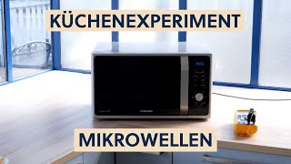 Küchenexperiment Sind Mikrowellen gefährlich Elektromagnetische Wellen EM Strahlung Mythen [upl. by Suoirrad]