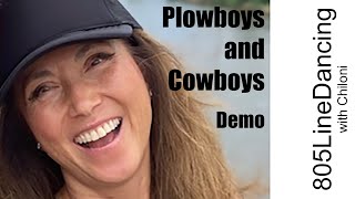 Plowboys amp Cowboys  Line Dance Tutorial Demo [upl. by Yknip]