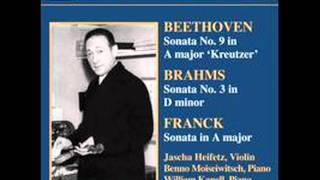 Beethoven  Violin Sonata no9 quotKreutzerquot  1st movt Heifetz [upl. by Thorstein]