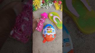 Pink fennel Jems with blue Jems Chocolate Kinder Joy Box shorts viralvideo gems [upl. by Hime266]