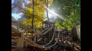 Building a roller coaster in our backyard Construction videos [upl. by Nahk]