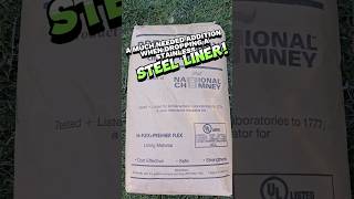 1 Mistake Is Not Insulating Stainless Steel Chimney Liner shorts [upl. by Vidovic]