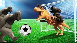 FOOTBALL WITH DEADLY ANIMALS Beast Battle Simulator 3 [upl. by Hirza]