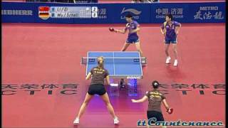 German Open Mu Zi Li XiaodanElke Schall Wu Jiaduo [upl. by Engeddi489]