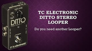 TC Electronic Ditto Stereo Looper [upl. by Kaspar512]