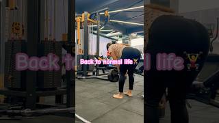 Back to normal life trending gymlife youtubeshorts love [upl. by Ahsenot]