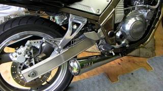 YAMAHA SRX400 3VN exhaust soud with Super Trapp 4in [upl. by Marylou]