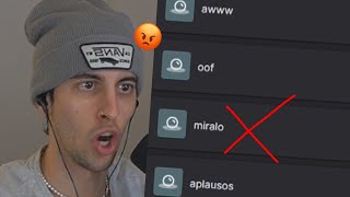 Robleis elimina el miralo miralo de su canal de Twitch😢 [upl. by Flavian559]