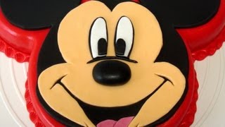 Mickey Mouse Cake  HOW TO Tutorial [upl. by Even]