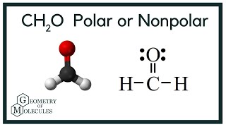 Is CH2O Polar or Nonpolar Methanal or Formaldehyde [upl. by Carlos735]