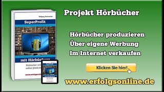 mp3HörbuchDownload  legal und kostenlos selber produzieren mit »Super Profit mit Hörbüchern« [upl. by Sephira]