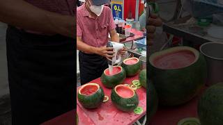 Sweet sugarfree watermelon juice you can drink in Malacca [upl. by Zetneuq]