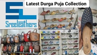 Sreeleathers Latest Durga Puja Collection 2024।। New Market Sreeleathers collection।। banglavlog [upl. by Anaxor]