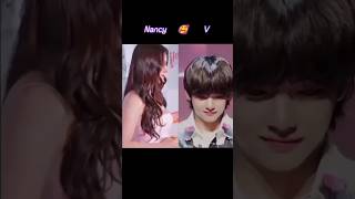 Nancy vs kim taehyung short kimtaehyung nancymomoland shortviedo ytshorts [upl. by Kenta942]