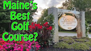 Samoset Golf Course Resort in Maine Playing the front 9 [upl. by Anwadal94]