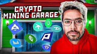 Making Over 500 A Day Crypto Mining Garage Update Subscriber Giveaway [upl. by Naejeillib]